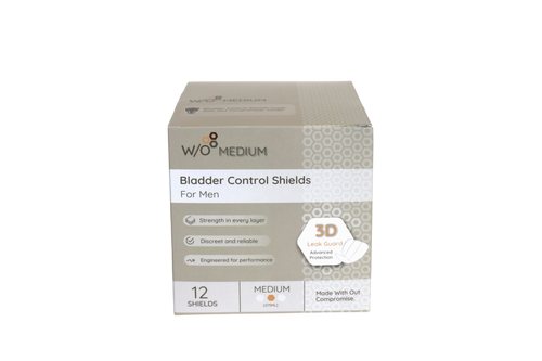 Bladder Leak Protection Shields For Men - 12 Pack